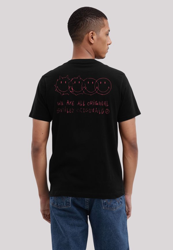SMILEY ORIGINALS WE ARE ALL UNIQUE - T-Shirt print - schwarz
