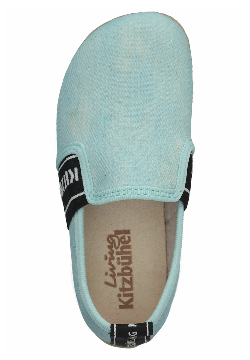 Kinder Klettschuhe | Living Kitzbühel Slipper aqua sea/hellblau - QS73767 Kinder Klettschuhe | Living Kitzbühel Slipper aqua sea/hellblau - QS73767