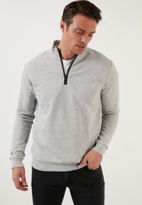 Buratti REGULAR FIT - Melegítőfelső - grey melange