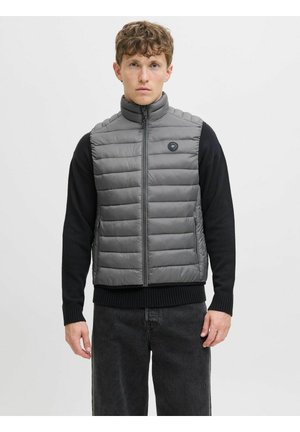 JJEBRADLEY LIGHT BODYWARMER COLLAR NOOS - Strukirani kaput - castlerock