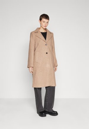 SELECTED FEMME Slfnew Alma Wool Coat Herringbone Noos Cappotto, Black/AOP: Spina di Pesce, 44 Donna