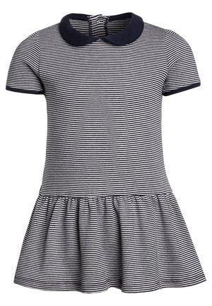 FEUILLAGE - Robe en jersey - dark blue