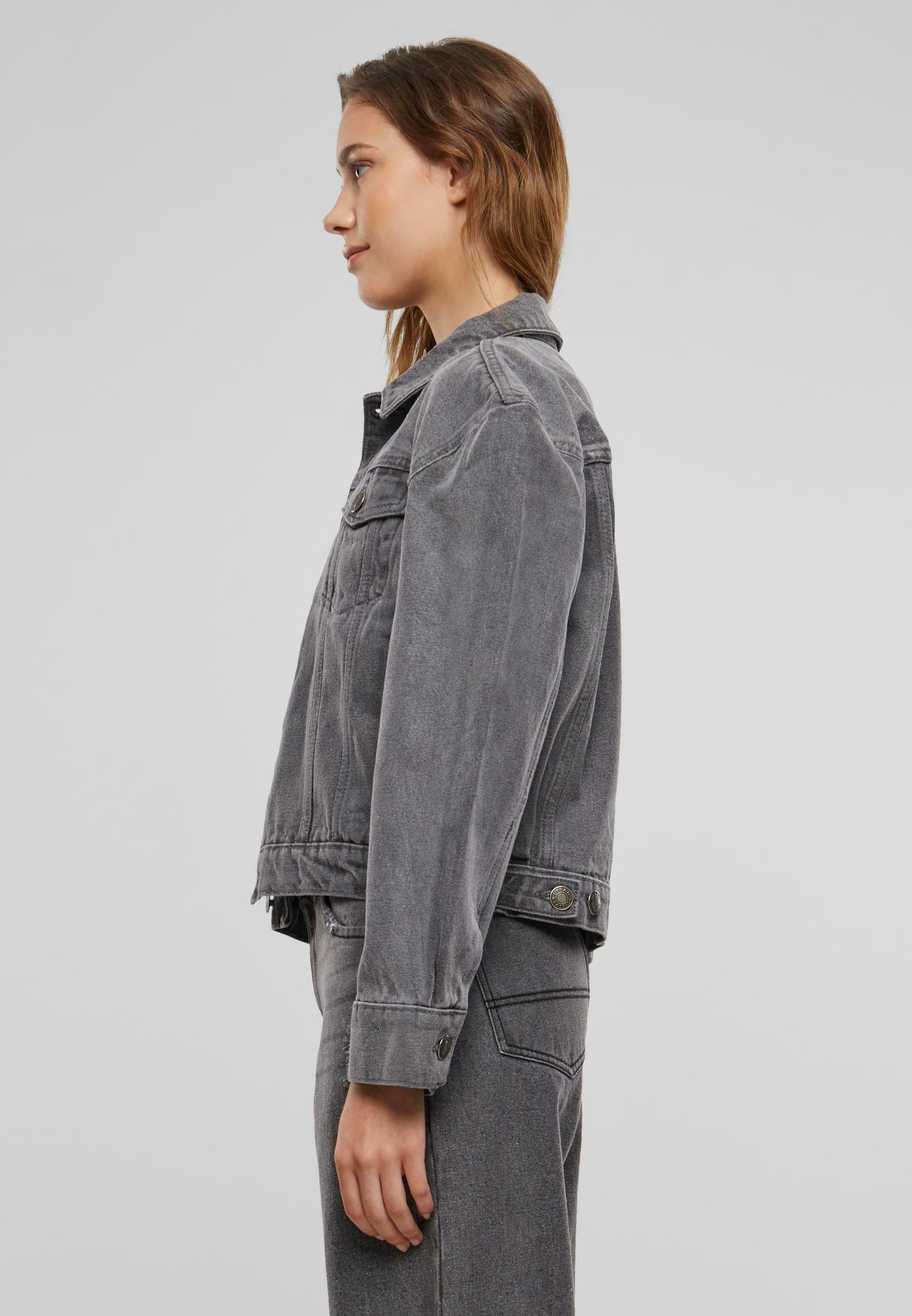【COSYHARU】Ash Grey Denim Jacket Ash Gray Denim Jacket - COSYHARU | 60% - Asian Fashion