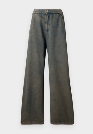 Mads Nørgaard COSY OVERDYED SOTEM PANTS - Jeans straight leg - dark green
