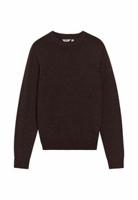 LANEGAN CREW NECK - Stickad tröja - dark brown