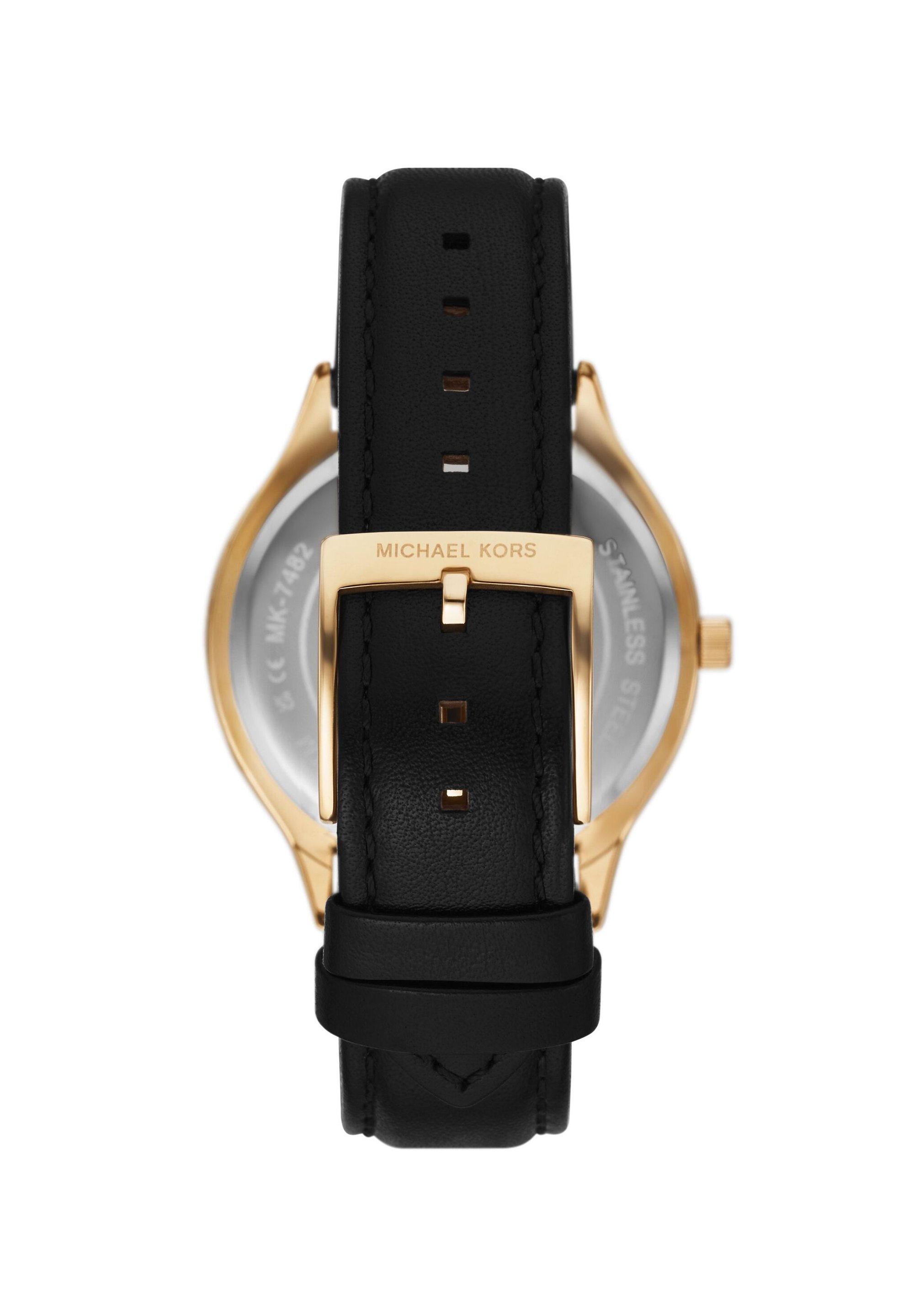 Michael Kors SLIM RUNWAY Reloj gold-coloured/negro