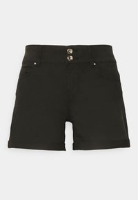 ONLY Tall ONLCARMEN REG WIDE - Denim shorts - black denim