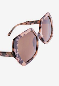 Next SOFT HEXAGON REGULAR FIT - Solglasögon - tortoiseshell brown