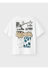 Name it T-shirt print - bright white