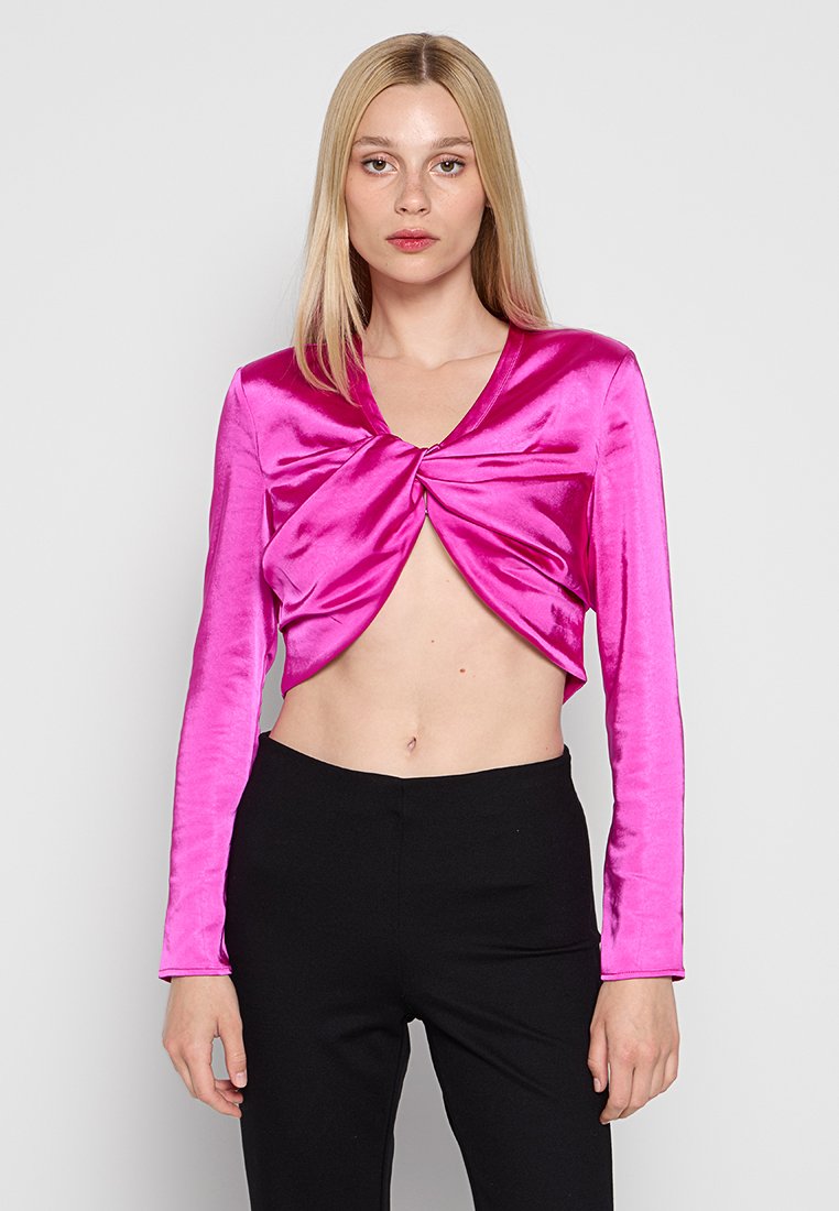 Cult Gaia Blouse donkerroze Cult Gaia Blouse donkerroze