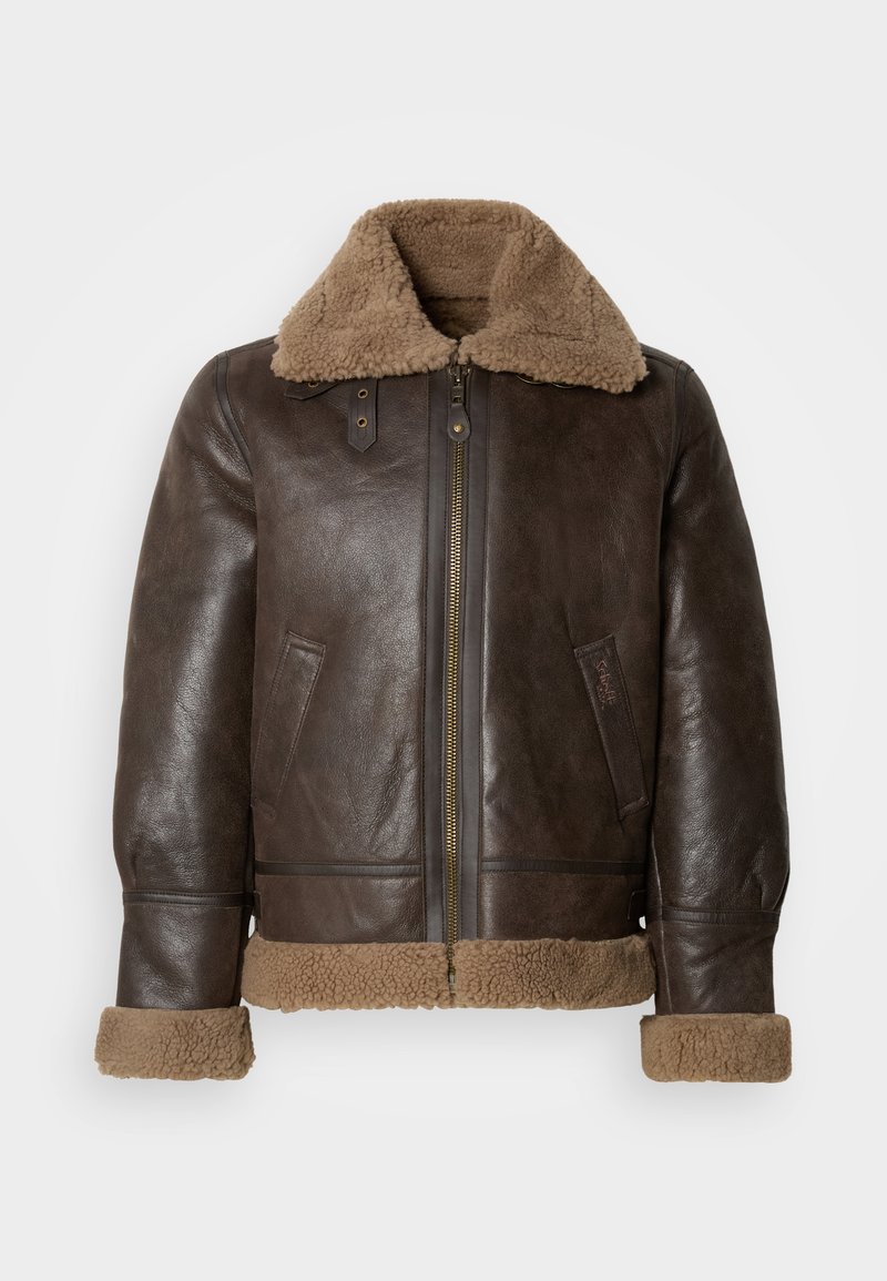 Schott Leren jas bruin