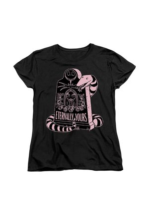 Disney THE NIGHTMARE BEFORE CHRISTMAS VALENTINE ETERNALLY YOURS - Print T-shirt - black