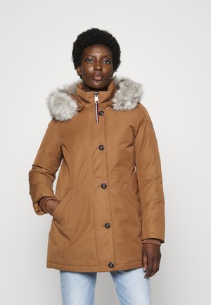 Tommy Hilfiger PADDED - Παρκά - natural cognac