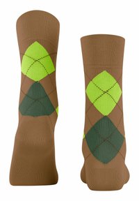 FALKE SENSITIVE ARGYLE - Socken - lion