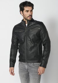Koroshi SKIN EFFECT - Giacca in similpelle - black