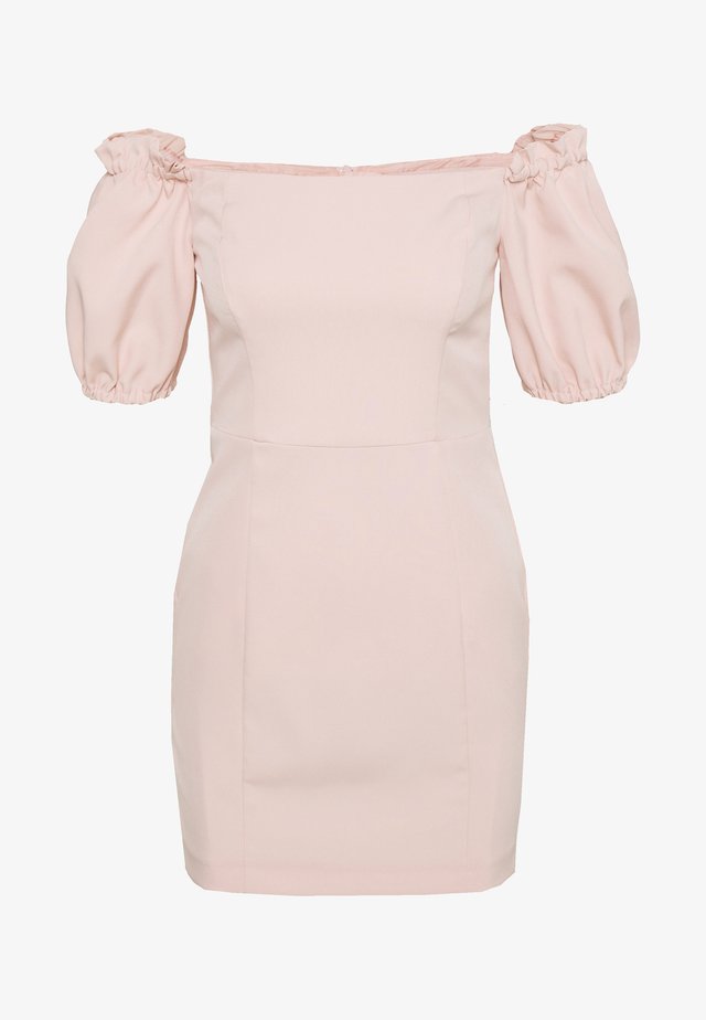 BARDOT STRUCTURED DRESS - Robe d'été - blush