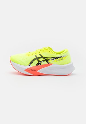 MAGIC SPEED - Road running shoes - safety yellow/black