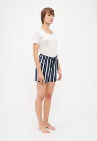 Schiesser KURZ - Donji dio pidžame - blue/beige