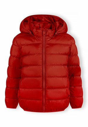 HOODED PADDED PUFFER - Viegla jaka - red