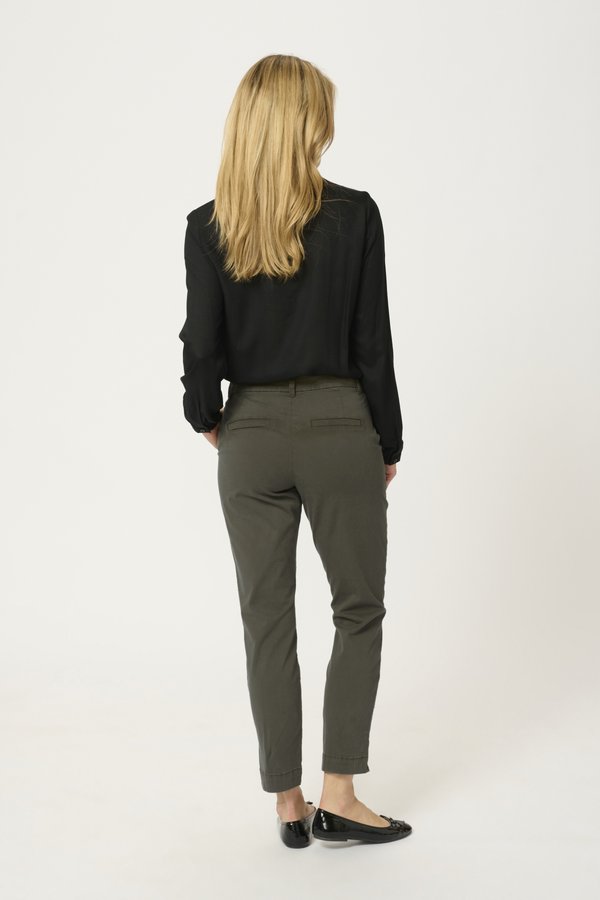 METTE - Trousers - grape leaf4