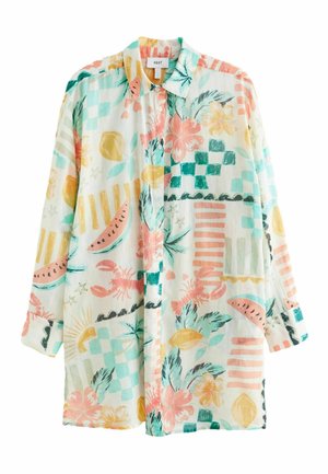 COVER UP REGULAR FIT - Pludmales piederums - aqua white pink