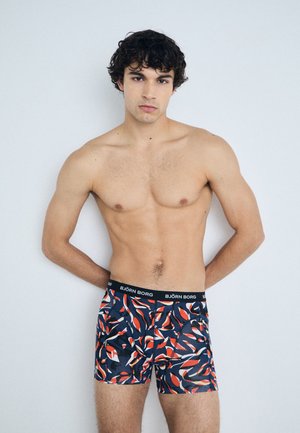 3 PACK - Trunks - black/orange