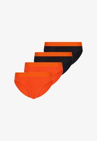 Unausgewählt, schwarz orange