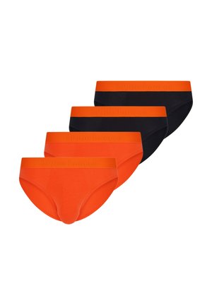 4ER PACK FLOWING - Trosor - schwarz orange