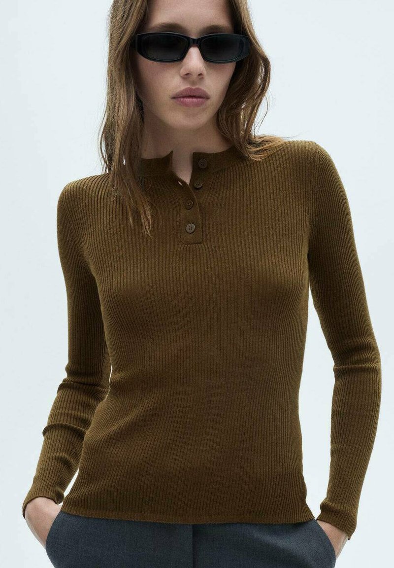 Mango Pulover - khaki