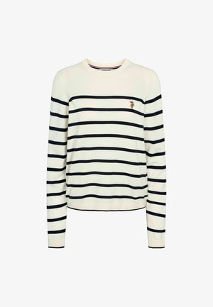 U.S. Polo Assn., UWLILWAN TOP O-NECK - Striktrøje - cloud dancer