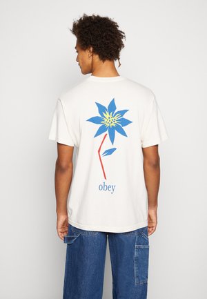 LEAFY - Print T-shirt - sago