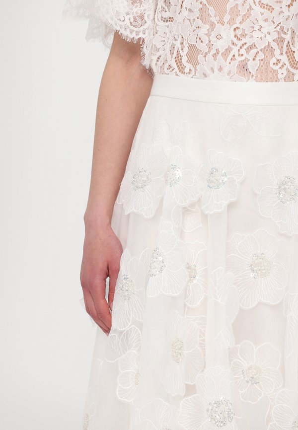 GARDENIA SKIRT - Maxi skirt - ivory3