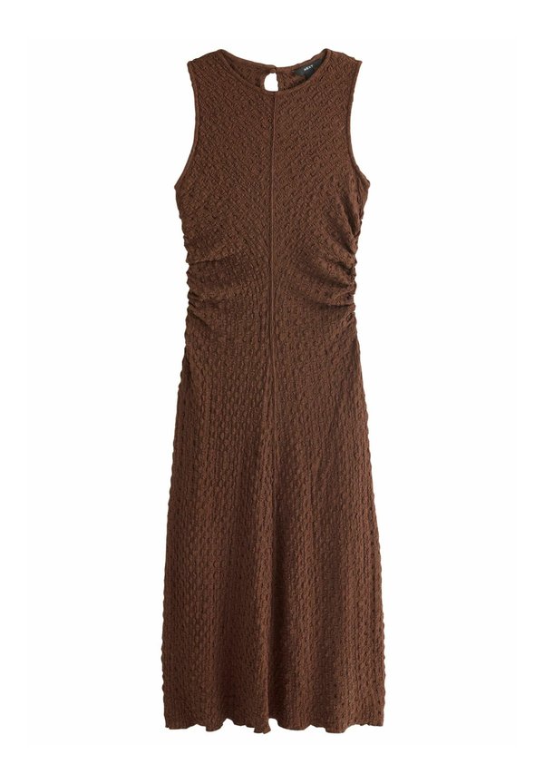 SLEEVELESS TEXTURED RUCHED  - Maxikleid