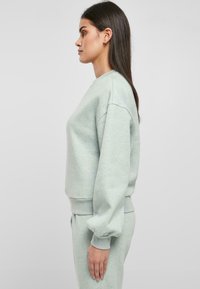 Urban Classics MELANGE CREWNECK - Mikina - salvia melange