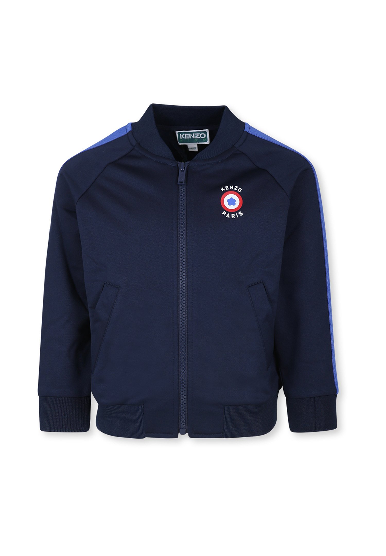 KENZO kids Felpa con zip blue/blu