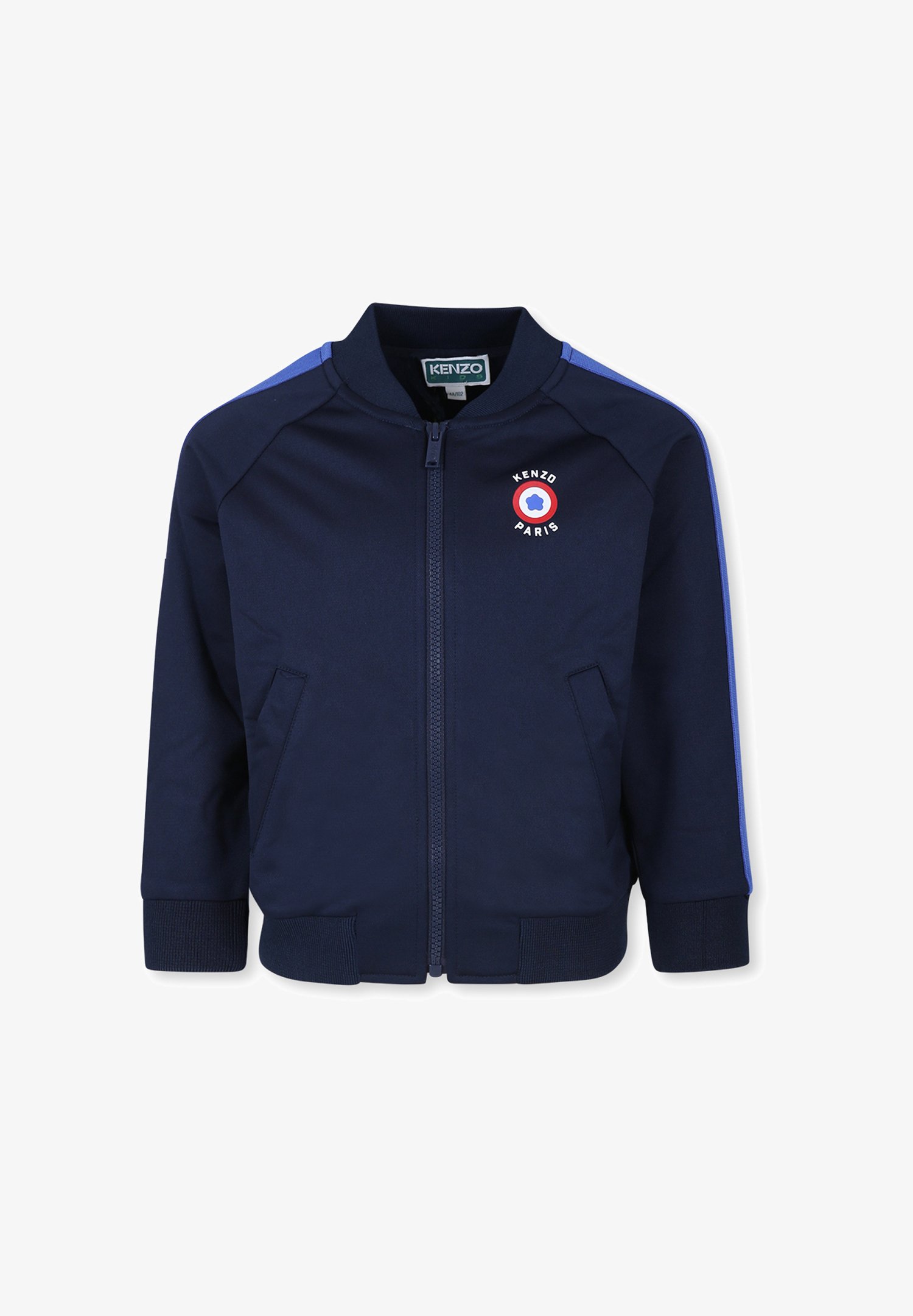 KENZO kids Felpa con zip blue/blu - Main Image