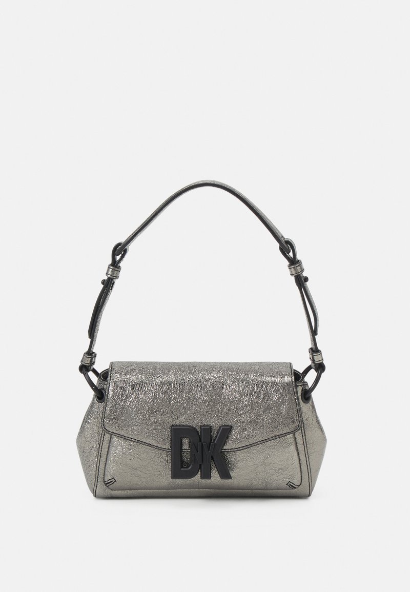 DKNY MINI SHOULDER - Sac à main - dark silver-coloured