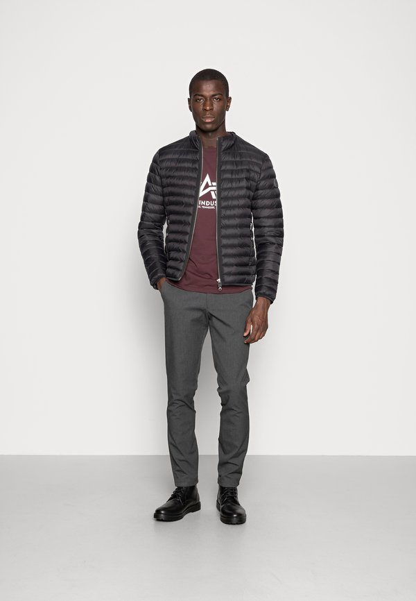 Print T-shirt - deep maroon2