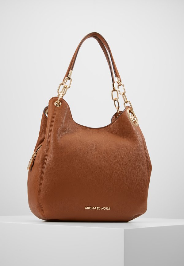 LILLIE CHAIN TOTESMALL - Handbag - cognac