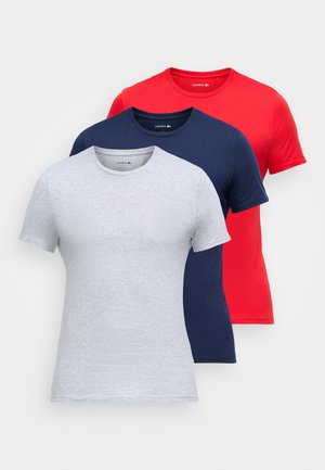 UNDERWEAR 3 PACK - Spodné tričko - navy blue/red/silver-coloured chine