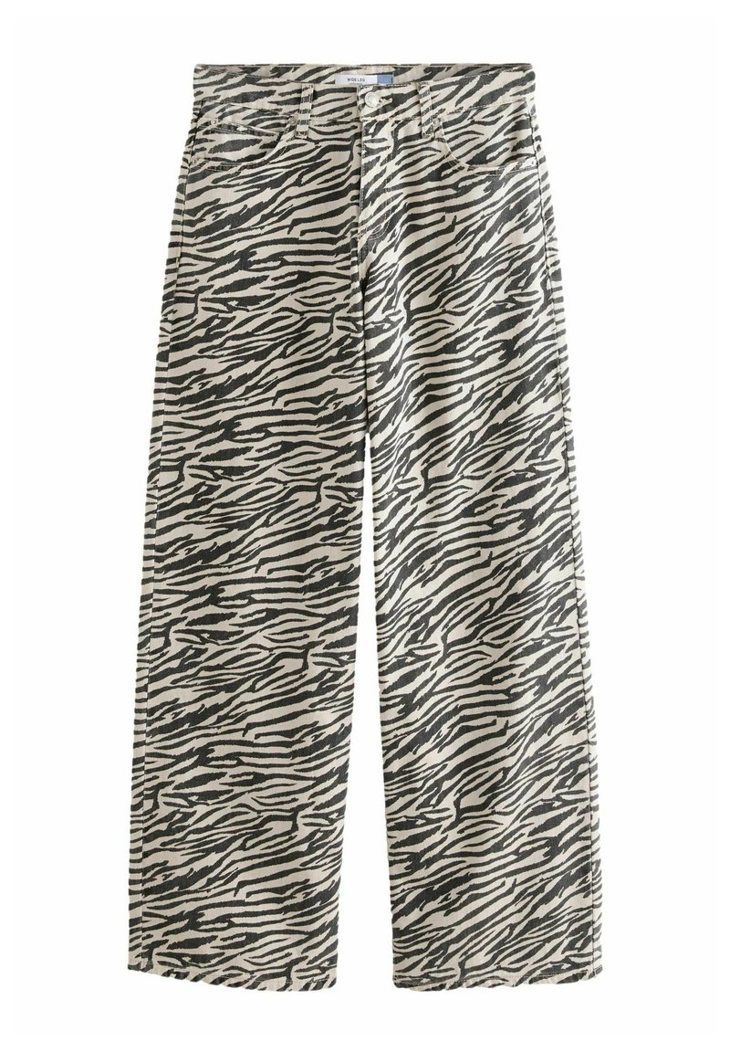 Next WIDE LEG - Avar lõikega teksad - zebra