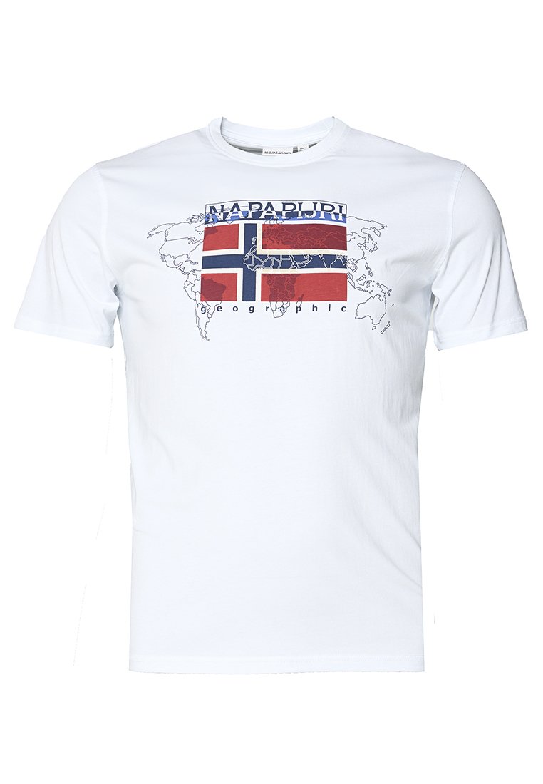 Napapijri T-shirt print wit