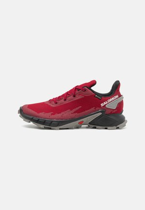 ALPHACROSS 4 GTX - Trail running shoes - biking red/black/frost gray