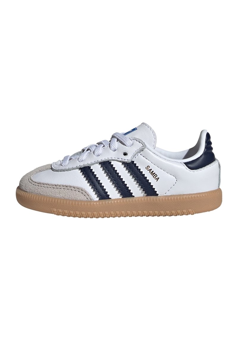 adidas Originals - SAMBA OG KIDS - Trainers - ftwr white/night indigo/gum 3, Enlarge