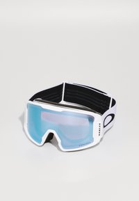 LINE MINER L UNISEX - Ski goggles - matte white/sapphire irid