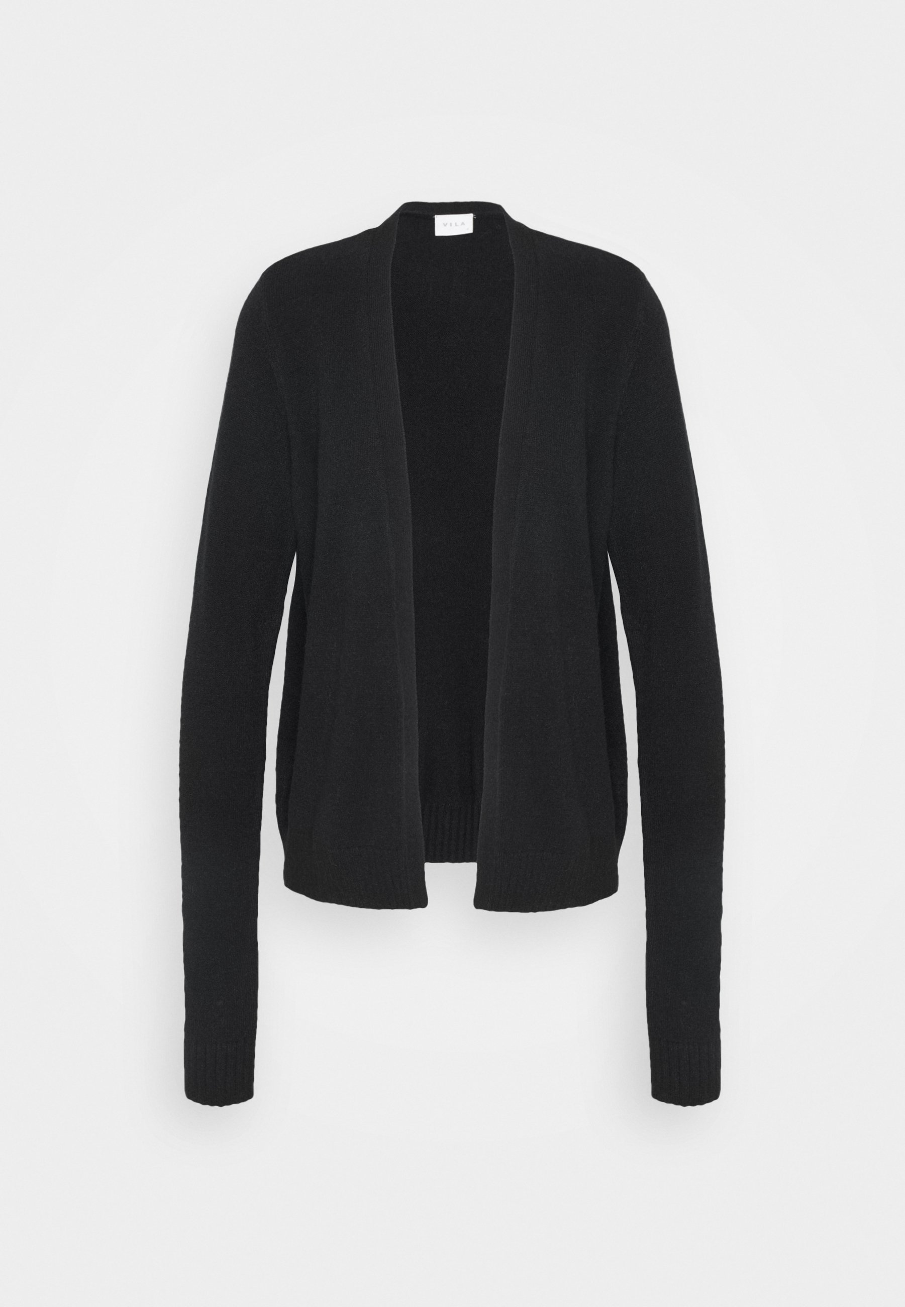 VILA VIRIL SHORT CARDIGAN - Vest - black/zwart - Zalando.nl