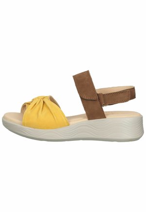 Legero Plateausandalette - sunshine gelb