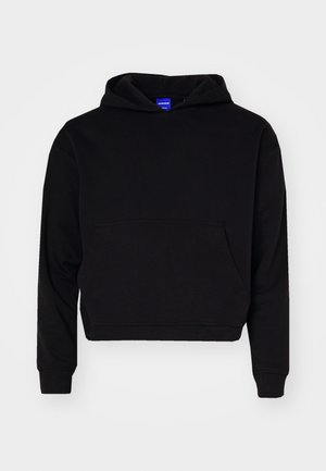 Jack & Jones, JORREBELLION CROPPED HOOD UNISEX - Sweat à capuche - black
