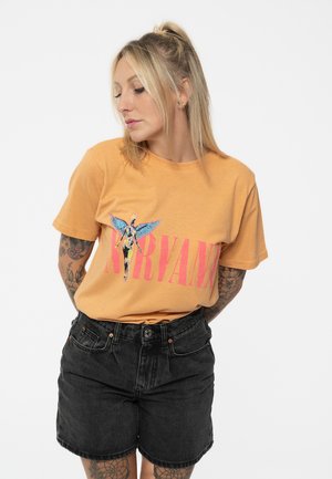 Paradiso Clothing NIRVANA UTERO  - Print T-shirt - orange