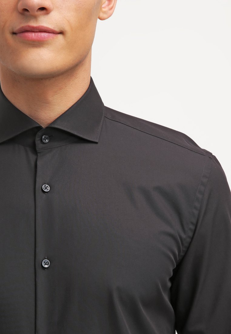 HUGO JASON SLIM FIT - Formal shirt - black - Zalando.co.uk